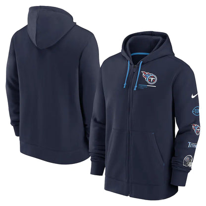 Tennessee Titans Nike Surrey Full-Zip Hoodie - Navy