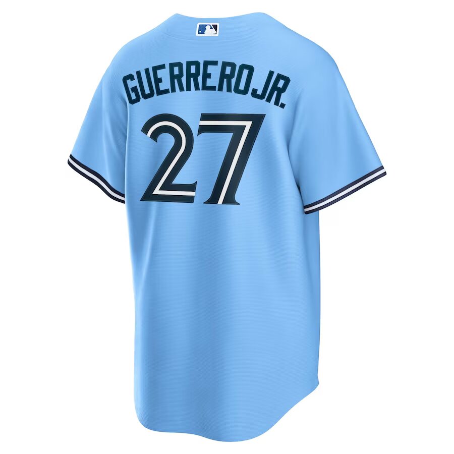 Vladimir Guerrero Jr. Toronto Blue Jays Nike Alternate Replica Player - Stitched Jersey - Baby Blue