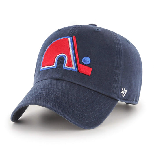 Quebec Nordiques '47 Brand Navy Clean Up Cap